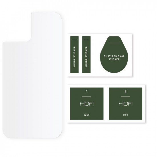 Hofi iPhone 12 / iPhone 12 Pro Hybrid Pro+ Αντιχαρακτικό Γυαλί για το Πίσω Μέρος 7H - Διάφανο