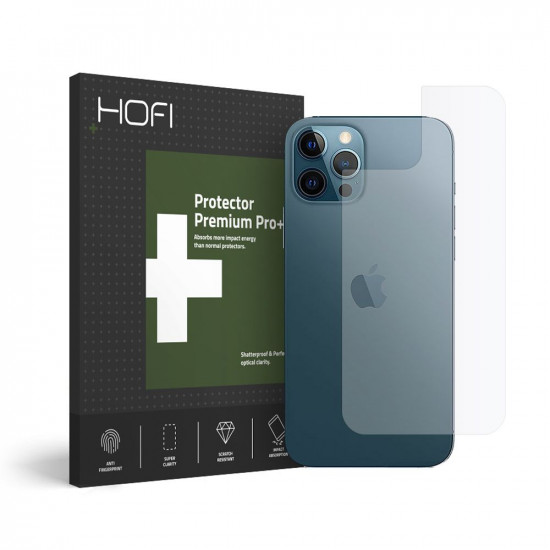 Hofi iPhone 12 Pro Max Hybrid Pro+ Αντιχαρακτικό Γυαλί για το Πίσω Μέρος 7H - Διάφανο