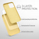 KW iPhone 12 Pro Max Θήκη Σιλικόνης Rubber TPU - Mellow Yellow - 52644.216