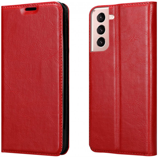 Cadorabo Samsung Galaxy S21 Plus Θήκη Βιβλίο Stand - Red