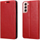 Cadorabo Samsung Galaxy S21 Plus Θήκη Βιβλίο Stand - Red