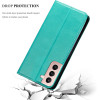 Cadorabo Samsung Galaxy S21 Plus Θήκη Βιβλίο Stand - Petrol Turquoise