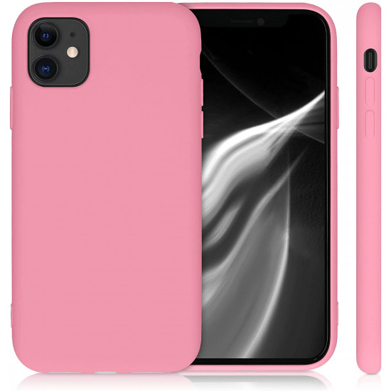 KW iPhone 11 Θήκη Σιλικόνης Rubberized TPU - Bubblegum Pink - 50791.212