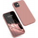 KW iPhone 12 / iPhone 12 Pro Θήκη Σιλικόνης TPU - Rose Tan - 53938.193