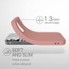 KW iPhone 12 / iPhone 12 Pro Θήκη Σιλικόνης TPU - Rose Tan - 53938.193