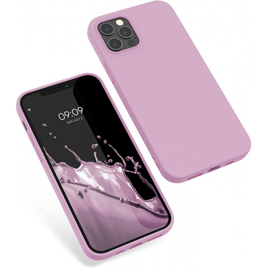 KW iPhone 12 Pro Max Θήκη Σιλικόνης TPU - Dusky Pink - 53940.10