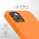 KW iPhone 12 Pro Max Θήκη Σιλικόνης TPU - Cosmic Orange - 53940.150