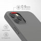 KW iPhone 12 Pro Max Θήκη Σιλικόνης TPU - Titanium Grey - 53940.155