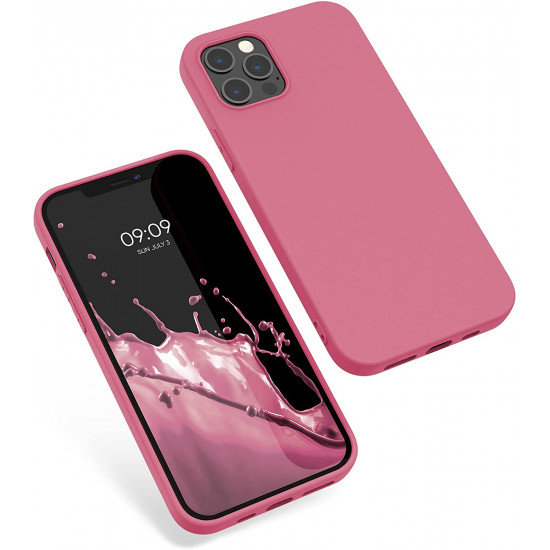 KW iPhone 12 Pro Max Θήκη Σιλικόνης TPU - Bubblegum Pink - 53940.212