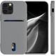 KW iPhone 12 / 12 Pro Θήκη Σιλικόνης TPU - Titanium Grey - 54513.155