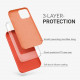 KW iPhone 12 / iPhone 12 Pro Θήκη Σιλικόνης Rubber TPU - Tangerine Tango - 52641.218