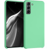 KW Samsung Galaxy S21 Plus Θήκη Σιλικόνης Rubber TPU - Peppermint Green - 54066.147