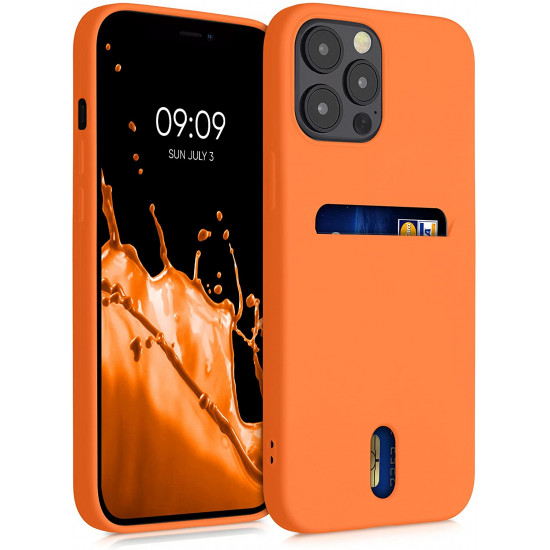 KW iPhone 12 Pro Max Θήκη Σιλικόνης TPU - Cosmic Orange - 54514.150