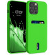KW iPhone 12 Pro Max Θήκη Σιλικόνης TPU - Lime Green - 54514.159