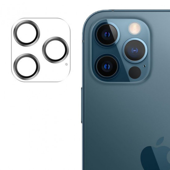 Joyroom iPhone 12 Pro Camera Shining Series Lens Αντιχαρακτικό Γυαλί για την Κάμερα - Silver - JR-PF688