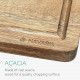Navaris Ξύλινη Επιφάνεια Κοπής - Acacia - Brown - 53594.01.1