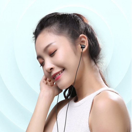 Joyroom JR-EL114 Handsfree Ακουστικά με Ενσωματωμένο Μικρόφωνο - Black