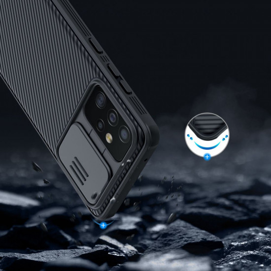 Nillkin Samsung Galaxy A52 / A52 5G / A52s 5G CamShield Σκληρή Θήκη με Κάλυμμα για την Κάμερα - Black