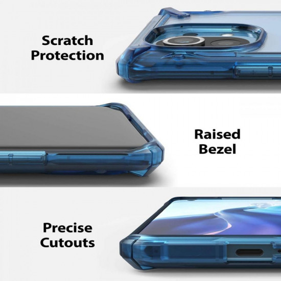 Ringke Xiaomi Mi 11 Fusion X Σκληρή Θήκη με Πλαίσιο Σιλικόνης - Space Blue