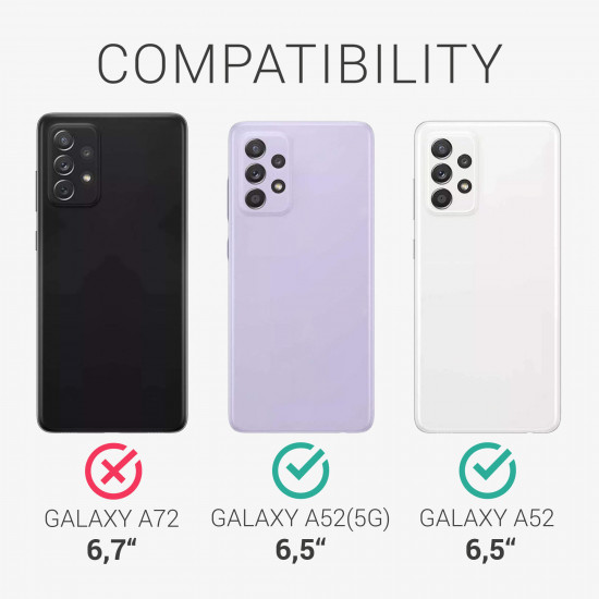 KW Samsung Galaxy A52 / A52 5G / A52s 5G Θήκη Σιλικόνης TPU Design Glory Mix Marble - Rose Gold / White / Dusty Pink - 54357.03