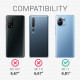 KW Xiaomi Mi 11 Θήκη Πορτοφόλι Stand Canvas - Grey / Black - 54661.22