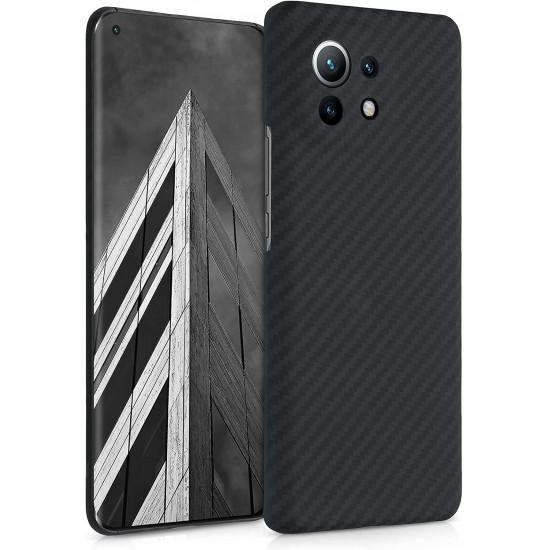 Kalibri Xiaomi Mi 11 Σκληρή Θήκη Aramid Fiber Body Armor - Black Matte - 54738.47