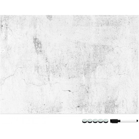 Navaris Μαγνητικός Πίνακας Ανακοινώσεων - 70 x 50 cm - Concrete - 49996.03