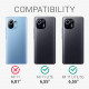 KW Xiaomi Mi 11 Lite / Mi 11 Lite 5G Θήκη Σιλικόνης TPU - Metallic Teal - 54727.14