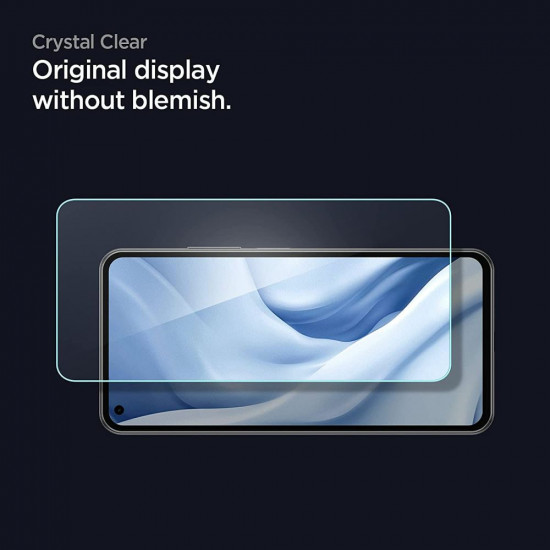 Spigen Xiaomi Mi 11 Lite / Mi 11 Lite 5G GLAS.tR Slim HD Case Friendly Full Screen Tempered Glass Αντιχαρακτικό Γυαλί Οθόνης 9H - Clear - AGL03048