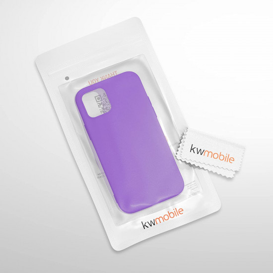 KW iPhone 12 Pro Max Θήκη Σιλικόνης Rubber TPU - Orchid Purple - 52644.221