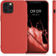 KW iPhone 12 Pro Max Θήκη Σιλικόνης Rubberized TPU - Tangerine Tango - 52714.218
