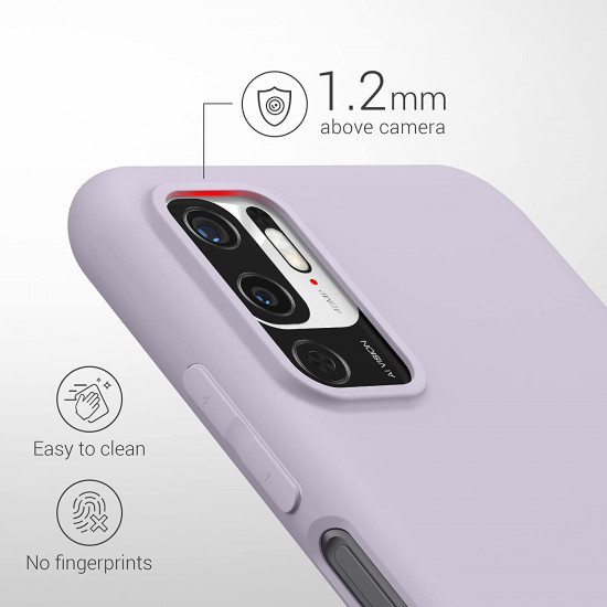 KW Xiaomi Redmi Note 10 5G Θήκη Σιλικόνης TPU - Lavender - 54947.108
