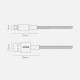 Baseus Tungsten Gold Cable Lightning 2.4A - Καλώδιο Δεδομένων και Φόρτισης Lightning 1M για iPhone - Black - CALWJ-01