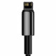 Baseus Tungsten Gold Cable Lightning 2.4A - Καλώδιο Δεδομένων και Φόρτισης Lightning 1M για iPhone - Black - CALWJ-01