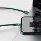 Baseus Rapid 3in1 Καλώδιο Φόρτισης Type-C 20W 1.5m - Micro USB / Lightning / Type-C - Green - CAMLT-SC06