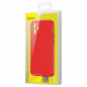 Baseus iPhone 12 Jelly Liquid Silica Gel Θήκη Σιλικόνης - Bright Red - WIAPIPH61N-YT09