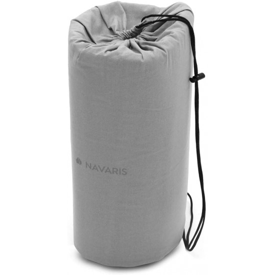 Navaris 2-in-1 Acupressure Mat and Pillow Set Σετ 2 σε 1 Χαλάκι και Μαξιλάρι Μασάζ - Grey / Blue - 43899.25