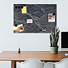 Navaris Μαγνητικός Πίνακας Ανακοινώσεων - 60 x 40 cm - Black Stone - 45365.06