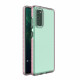 OEM Samsung Galaxy A72 / A72 5G Spring Case Λεπτή Θήκη Σιλικόνης - Διάφανη - Light Pink