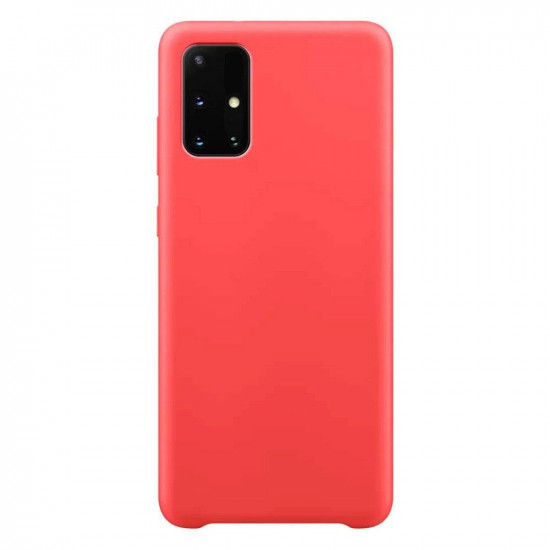 OEM Samsung Galaxy A02s Θήκη Σιλικόνης Rubber TPU - Red