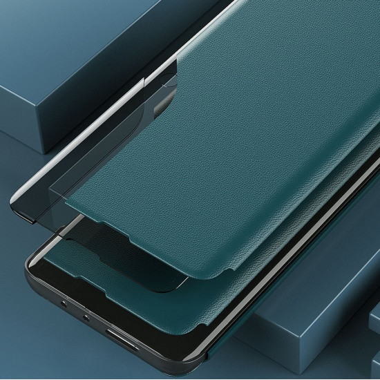 OEM Samsung Galaxy A72 / A72 5G Eco Leather View Θήκη Βιβλίο - Green