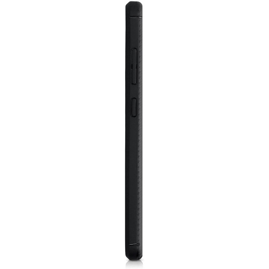 KW Samsung Galaxy A52 / A52 5G / A52s 5G Θήκη Σιλικόνης Design Carbon - Black - 55252.01