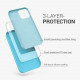 KW iPhone 12 / iPhone 12 Pro Θήκη Σιλικόνης Rubber TPU - Sea Blue - 52641.223