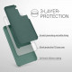 KW Samsung Galaxy S21 Θήκη Σιλικόνης Rubber TPU - Forest Green - 54056.166