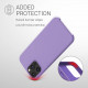 KW iPhone 12 Pro Max Θήκη Σιλικόνης Rubber TPU - Violet Purple - 52644.222