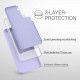 KW Samsung Galaxy S21 Θήκη Σιλικόνης Rubber TPU - Pastel Lavender - 54056.139
