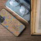 KW Samsung Galaxy A52 / A52 5G / A52s 5G Θήκη από Φυσικό Ξύλο - Design Moroccan Tiles - Multicolour / Dark Brown - 54354.03