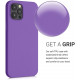 KW iPhone 12 Pro Max Θήκη Σιλικόνης Rubberized TPU - Orchid Purple - 52714.221