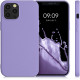 KW iPhone 12 Pro Max Θήκη Σιλικόνης Rubberized TPU - Violet Purple - 52714.222