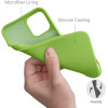 KW iPhone 12 Pro Max Θήκη Σιλικόνης Rubberized TPU - Green Pepper - 52714.220